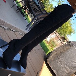 Thigh High Black Boots